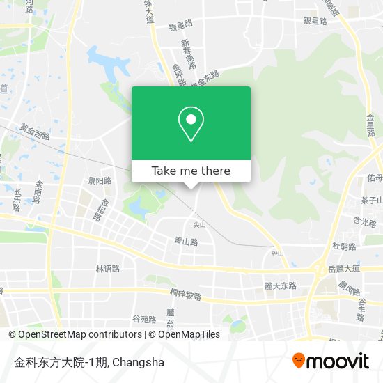 金科东方大院-1期 map