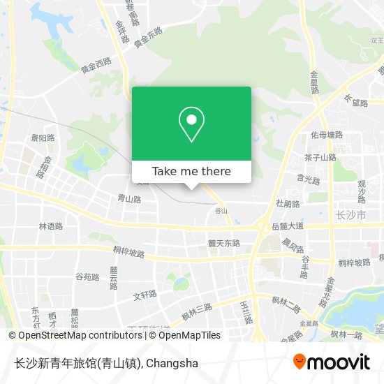 长沙新青年旅馆(青山镇) map