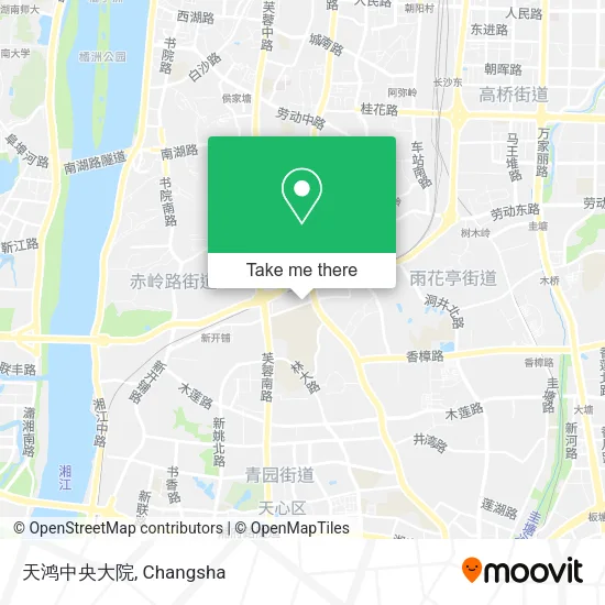 天鸿中央大院 map