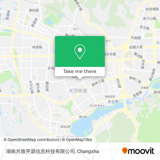 湖南共致开源信息科技有限公司 map