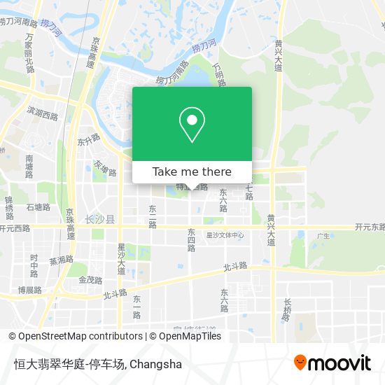 恒大翡翠华庭-停车场 map