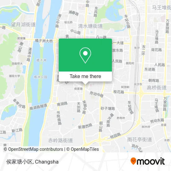 侯家塘小区 map
