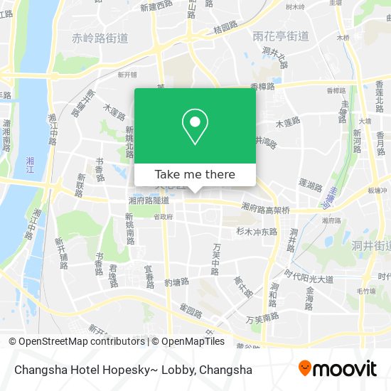 Changsha Hotel Hopesky~ Lobby map