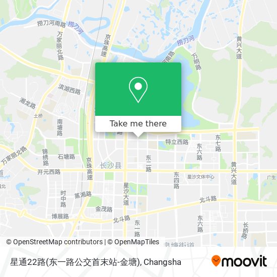 星通22路(东一路公交首末站-金塘) map