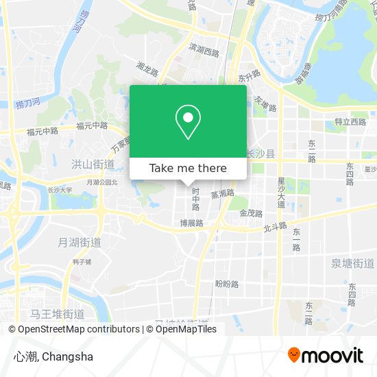 心潮 map