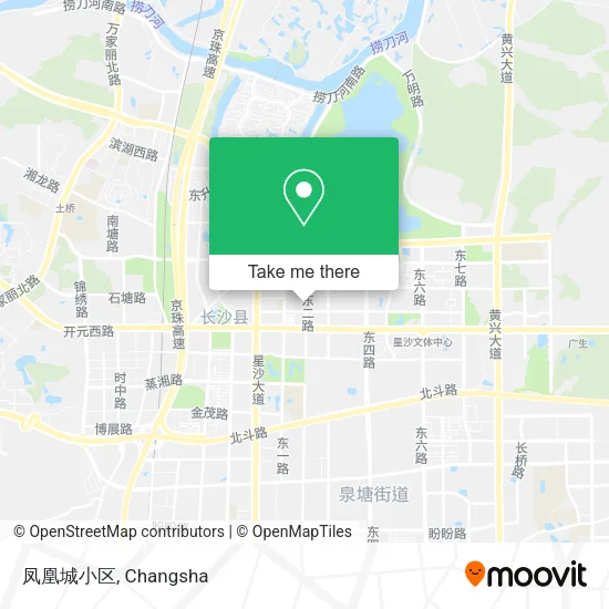 凤凰城小区 map