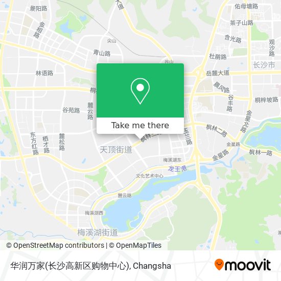华润万家(长沙高新区购物中心) map
