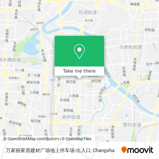 万家丽家居建材广场地上停车场-出入口 map