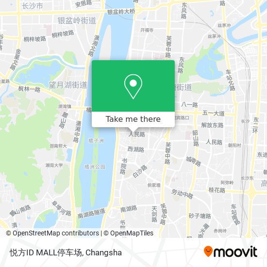 悦方ID MALL停车场 map