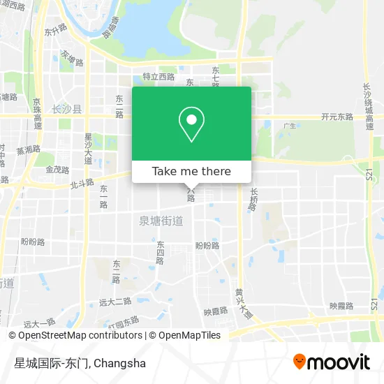 星城国际-东门 map