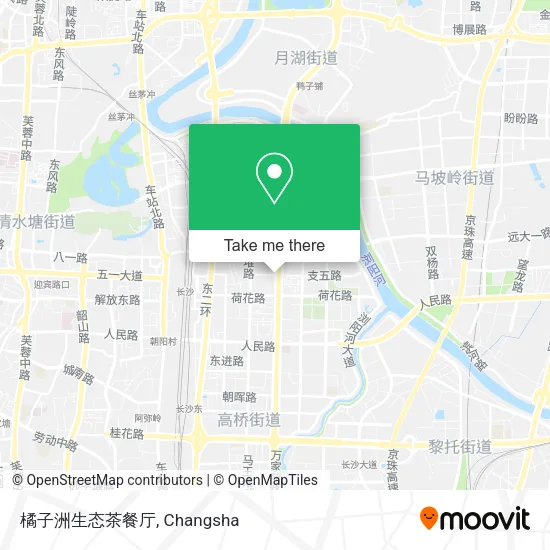 橘子洲生态茶餐厅 map