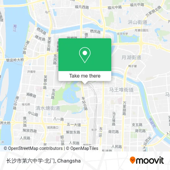 长沙市第六中学-北门 map
