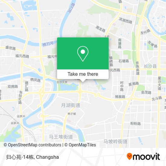 归心苑-14栋 map