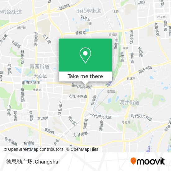 德思勒广场 map