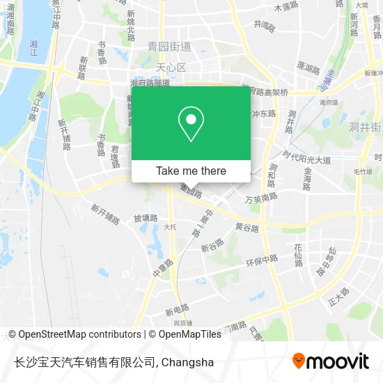 长沙宝天汽车销售有限公司 map