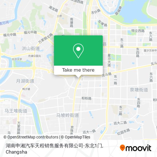 湖南申湘汽车天程销售服务有限公司-东北1门 map