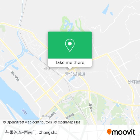 芒果汽车-西南门 map