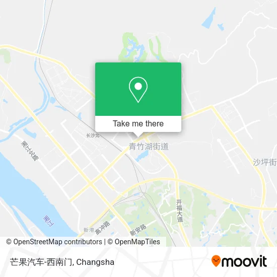 芒果汽车-西南门 map