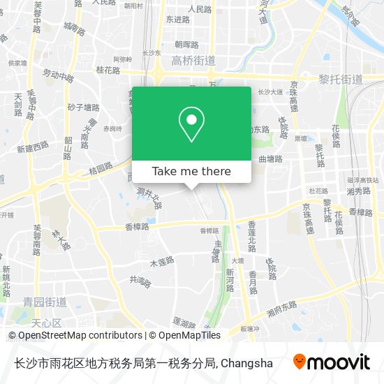 长沙市雨花区地方税务局第一税务分局 map