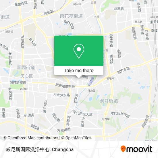 威尼斯国际洗浴中心 map