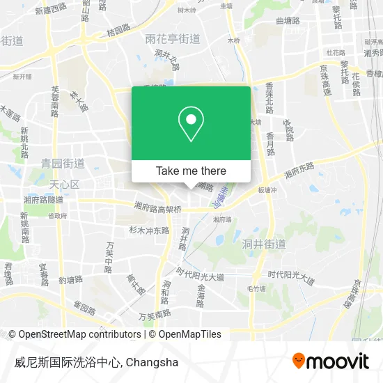 威尼斯国际洗浴中心 map