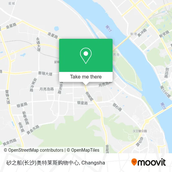 砂之船(长沙)奥特莱斯购物中心 map