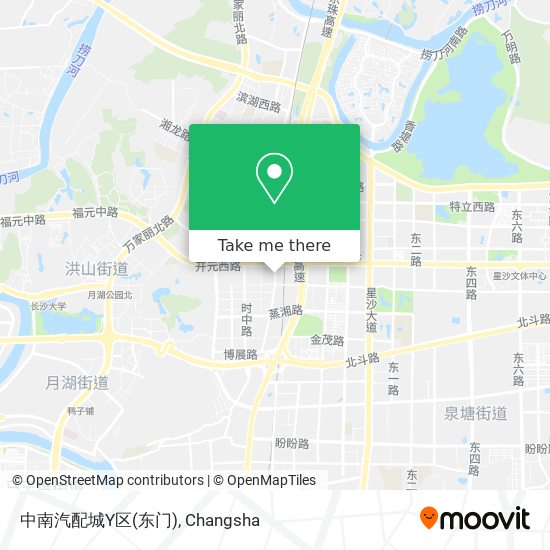 中南汽配城Y区(东门) map