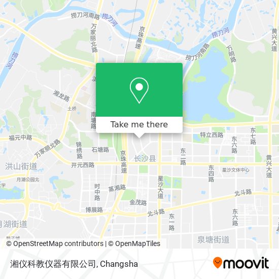 湘仪科教仪器有限公司 map