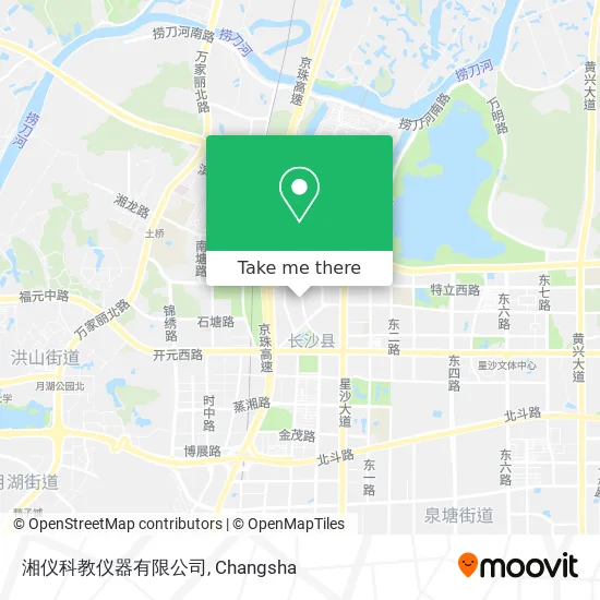 湘仪科教仪器有限公司 map
