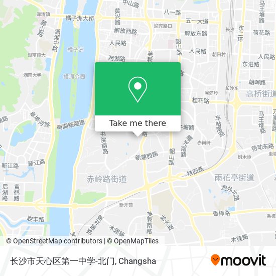 长沙市天心区第一中学-北门 map