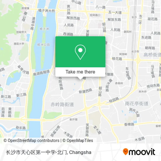 长沙市天心区第一中学-北门 map