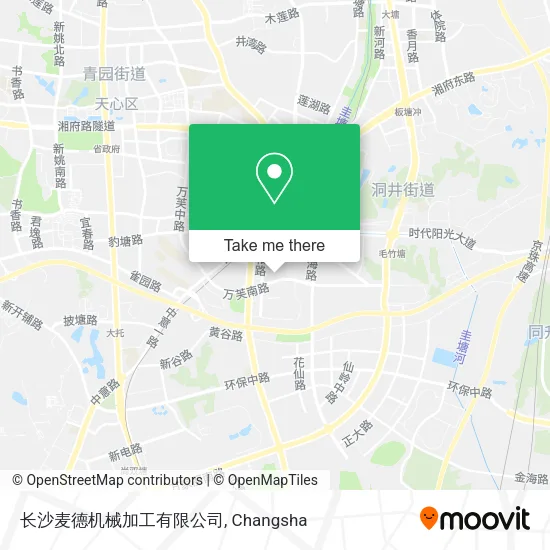 长沙麦德机械加工有限公司 map