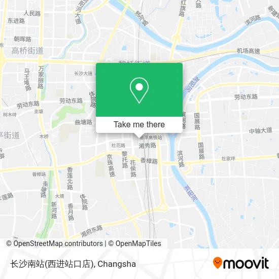 长沙南站(西进站口店) map
