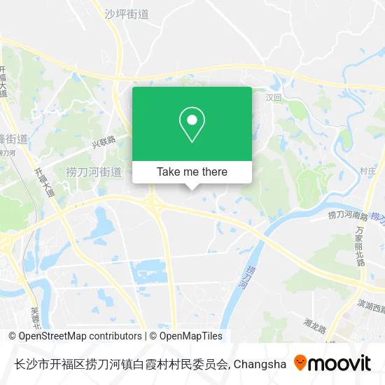 长沙市开福区捞刀河镇白霞村村民委员会 map