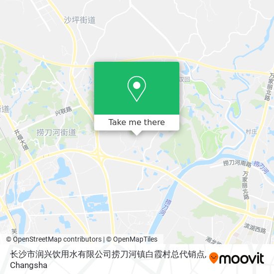 长沙市润兴饮用水有限公司捞刀河镇白霞村总代销点 map