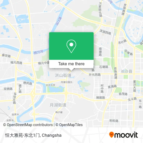 恒大雅苑-东北1门 map