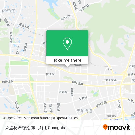 荣盛花语馨苑-东北1门 map