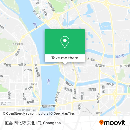 恒鑫·澜北湾-东北1门 map