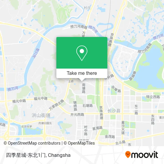 四季星城-东北1门 map