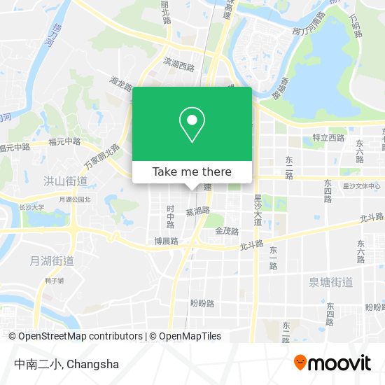 中南二小 map