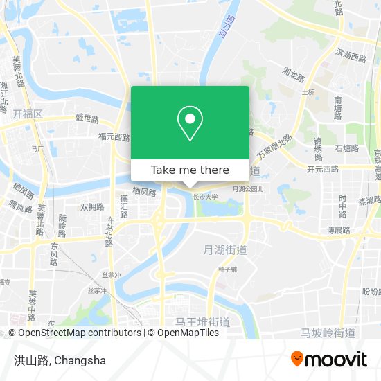 洪山路 map