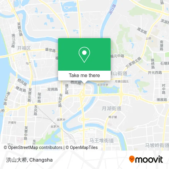 洪山大桥 map