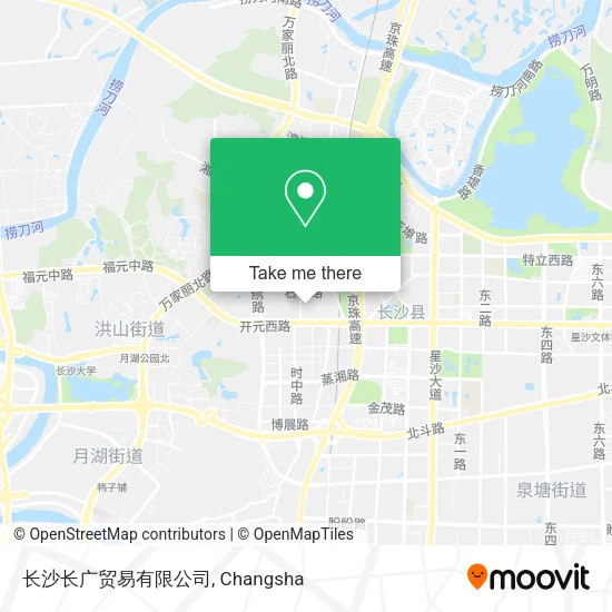长沙长广贸易有限公司 map