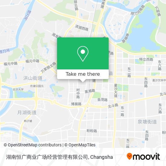 湖南恒广商业广场经营管理有限公司 map