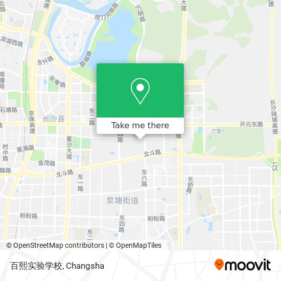 百熙实验学校 map