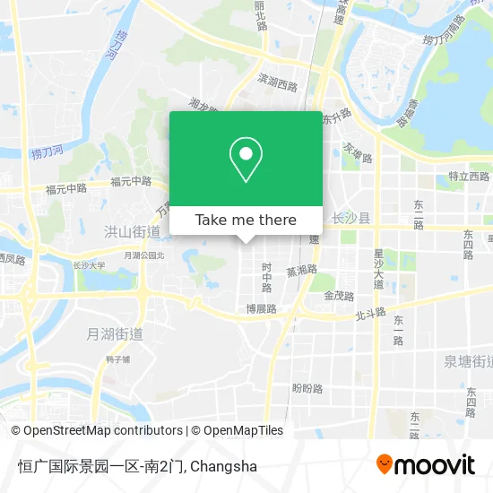 恒广国际景园一区-南2门 map