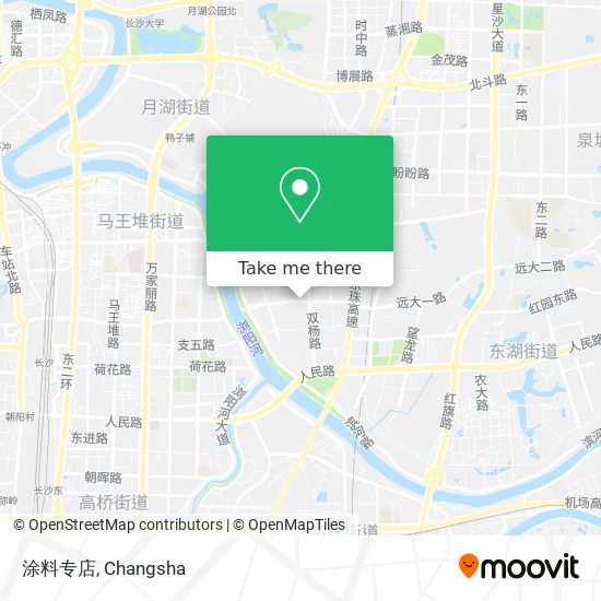 涂料专店 map