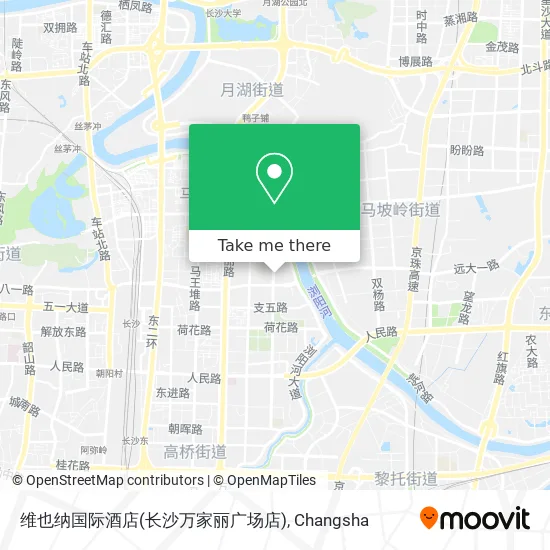 维也纳国际酒店(长沙万家丽广场店) map