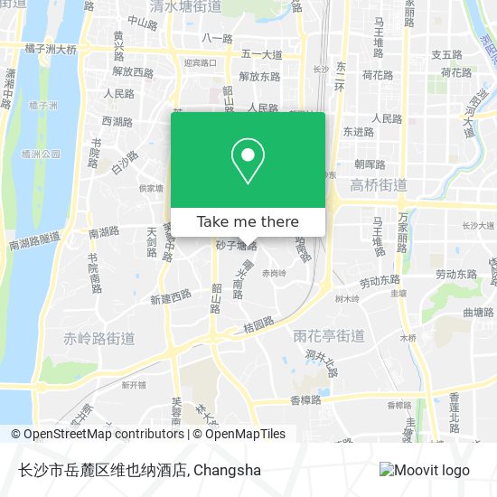 长沙市岳麓区维也纳酒店 map