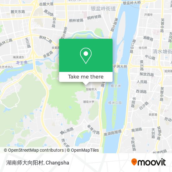 湖南师大向阳村 map